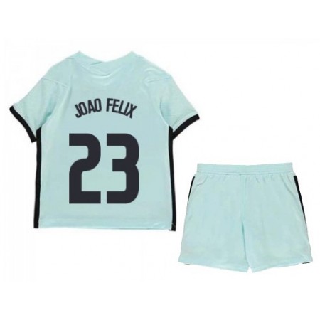 Koszulka Portugalia Joao Felix 23 Dziecięcy Wyjazdowe Stroje Piłkarskie Euro 2020 Krótki Rękaw